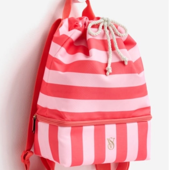NWT Victoria's Secret Cooler Beach Bag Backpack - Picture 5 of 5